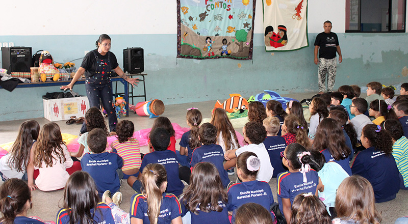 Semana de Contação de Histórias atende a mais de 1,4 mil alunos de Marechal Floriano