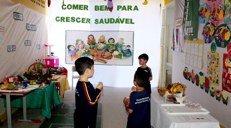Projeto “Comer Bem para Crescer Saudável” no Cemei Maria Knidel Lube, em Santa Maria de Marechal
