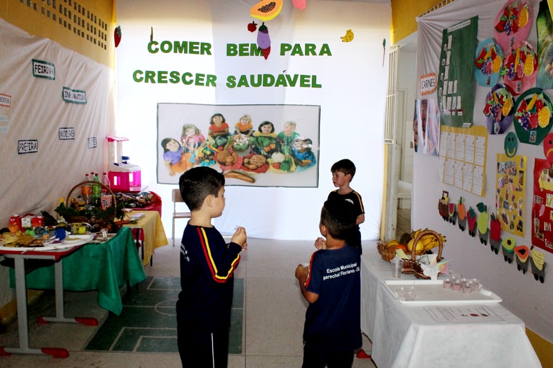 Projeto “Comer Bem para Crescer Saudável” no Cemei Maria Knidel Lube, em Santa Maria de Marechal