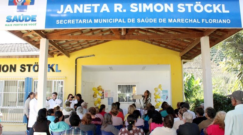 Dezenas de pessoas participaram de uma ação do projeto “Saúde em Movimento”, desenvolvido pela Equipe de Estratégia de Saúde da Família (ESF) da Unidade Básica de Saúde Janeta R. Simon Stöckl, em Santa Maria de Marechal.