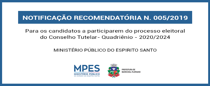 Veja a notificação recomendatória. - Ministério Público do Estado do