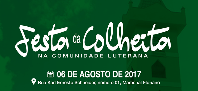 Festa da Colheita na Comunidade Luterana, em Marechal Floriano