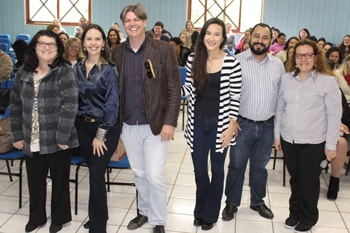 Cerca de 70 trabalhadores da área da Saúde de Marechal Floriano participaram da oficina do Programa de Melhoria do Acesso e da Qualidade da Atenção Básica