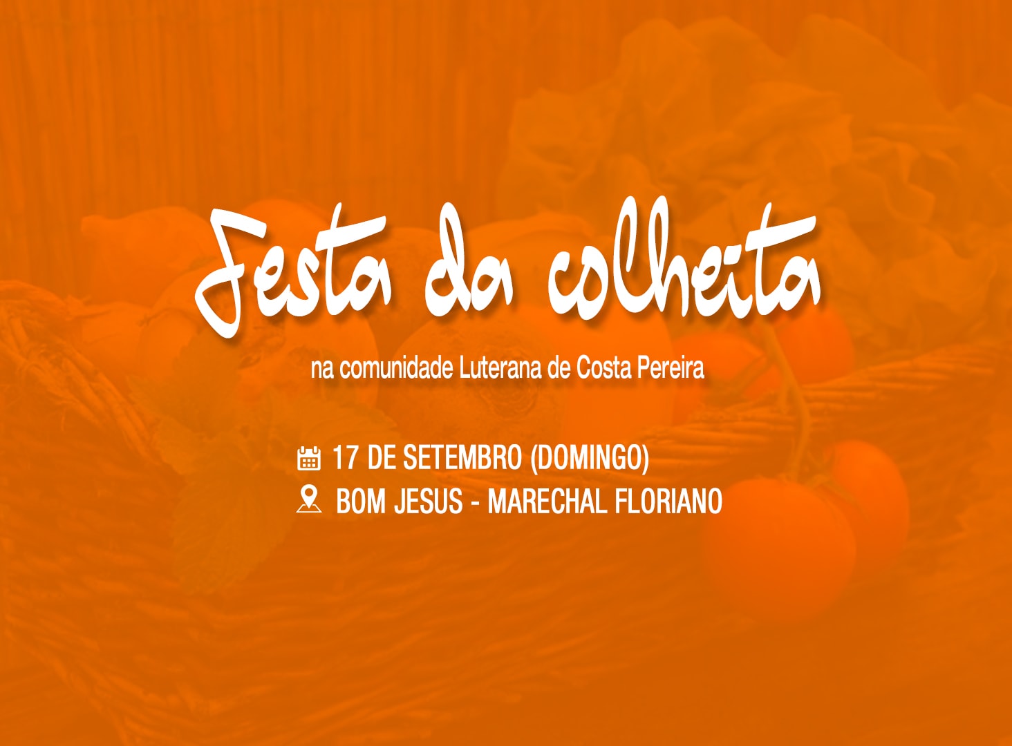 Comunidade Luterana realiza a Festa da Colheita