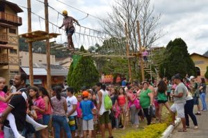 Arena de inverno é sucesso em Marechal Floriano
