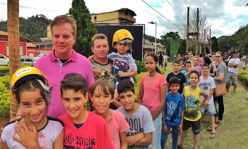 Arena de inverno é sucesso em Marechal Floriano