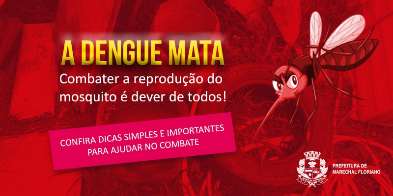 Banner sobre a dengue