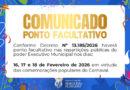 COMUNICADO IMPORTANTE!
