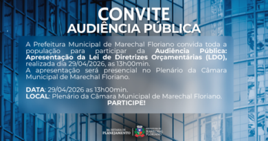 Convite – Audiência Pública