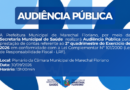 AUDIÊNCIA PÚBLICA – PRESTAÇÃO DE CONTAS DA SAÚDE